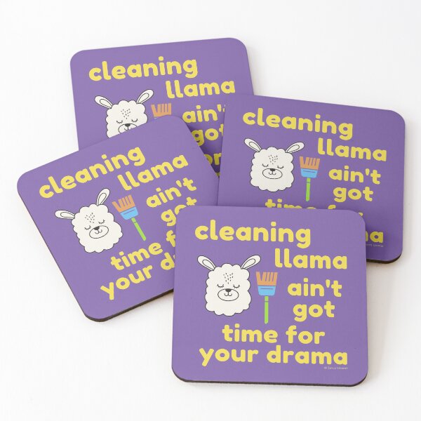 Item preview, Cleaning Llama, Cleaning Crew Humor, Busy Mom Housework designed and sold by SavvyCleaner.