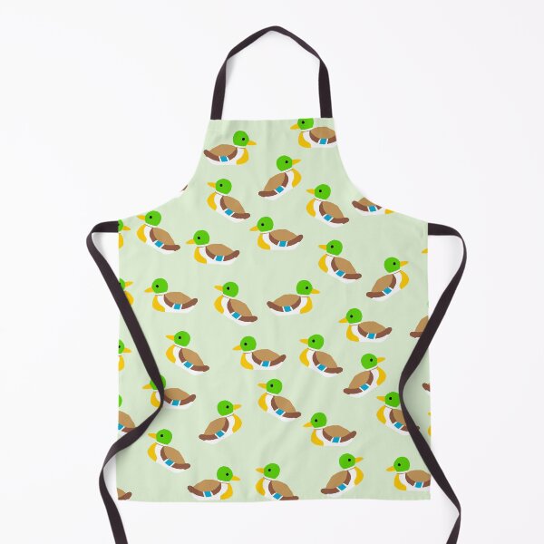 Item preview, Cute Ducks Print on Green Background designed and sold by kapotka.
