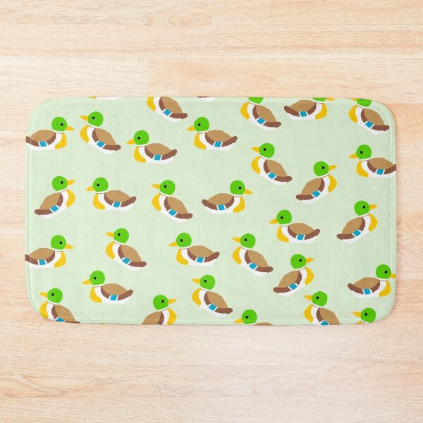 Item preview, Cute Ducks Print on Green Background designed and sold by kapotka.