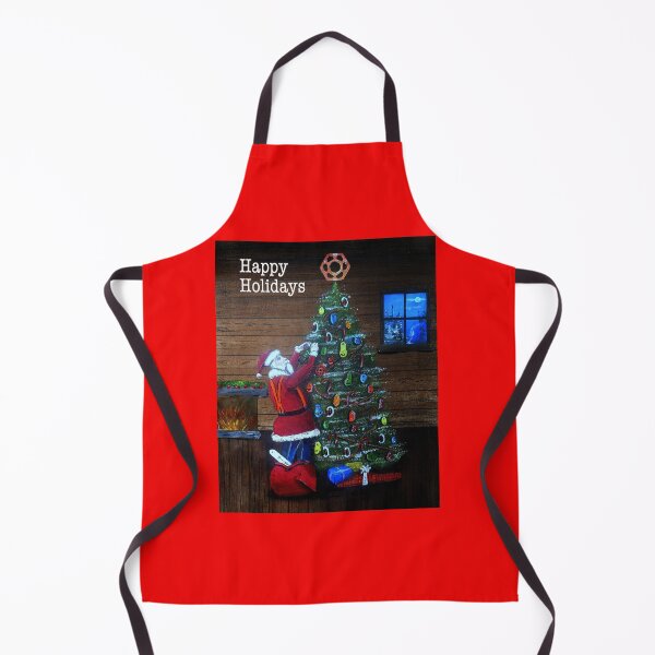 Item preview, Happy Holidays Arborist Tree Surgeons rigging tree designed and sold by Gordon Lavender.