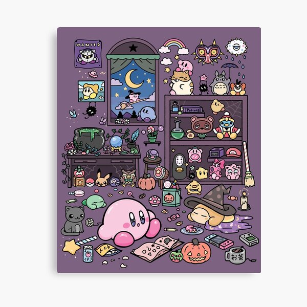 Kirby et la garde-robe magique Impression sur toile