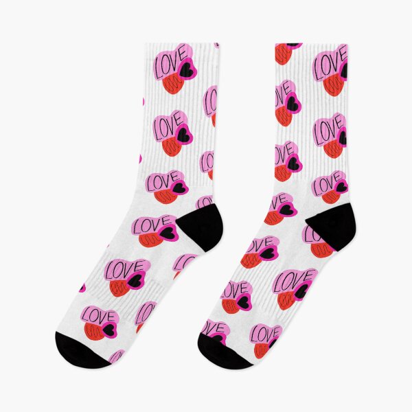 Item preview, Pink Love Shapes designed and sold by passionatelyem.
