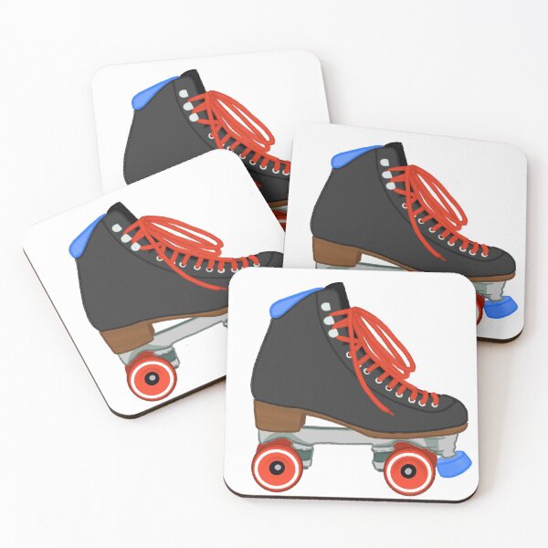 Item preview, Black, Red, Blue, Rollerskate Pastel designed and sold by Serinah Williams.
