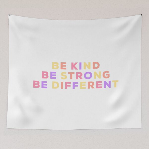 Item preview, Be Kind Be Strong Be Different  designed and sold by Puffoo.