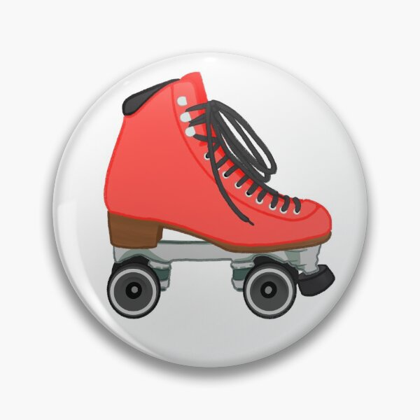 Item preview, Red and Black Rollerskate Pastel designed and sold by Serinah Williams.