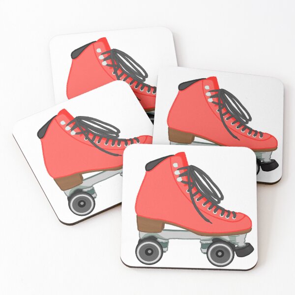 Item preview, Red and Black Rollerskate Pastel designed and sold by Serinah Williams.