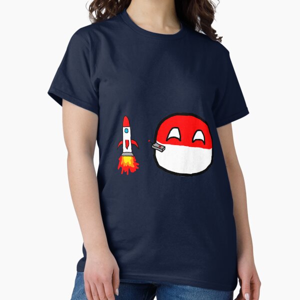 POLANDBALL can into space! Classic T-Shirt