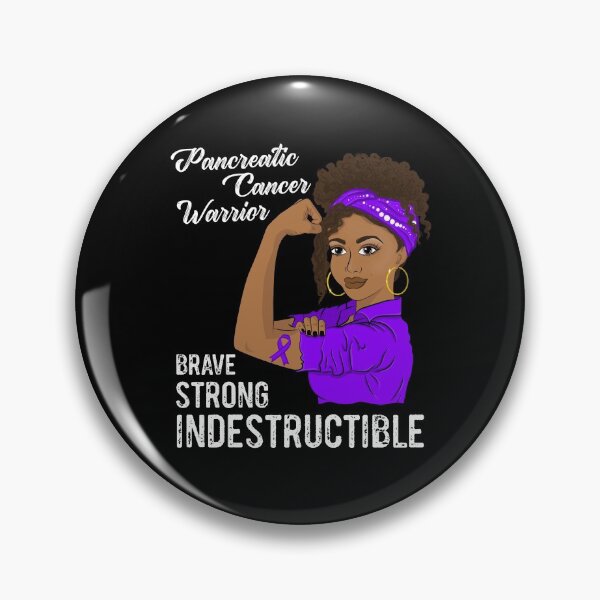 Item preview, Pancreatic Cancer Warrior Indestructible Survivor Awareness designed and sold by ZNOVANNA.