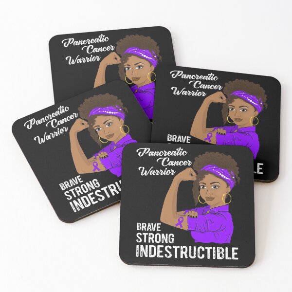 Item preview, Pancreatic Cancer Warrior Indestructible Survivor Awareness designed and sold by ZNOVANNA.