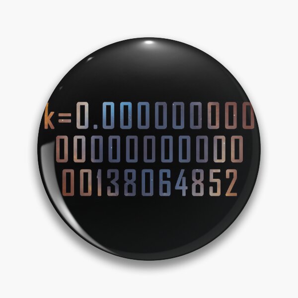 Item preview, Boltzmann constant designed and sold by MetaPhyStore.