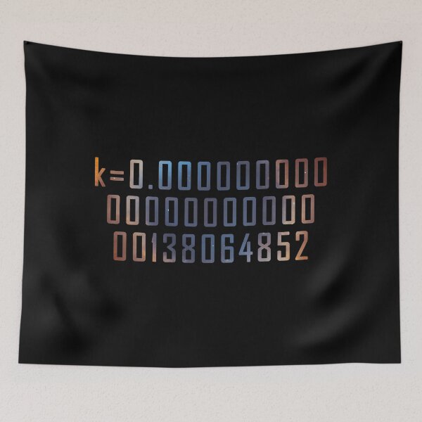 Item preview, Boltzmann constant designed and sold by MetaPhyStore.