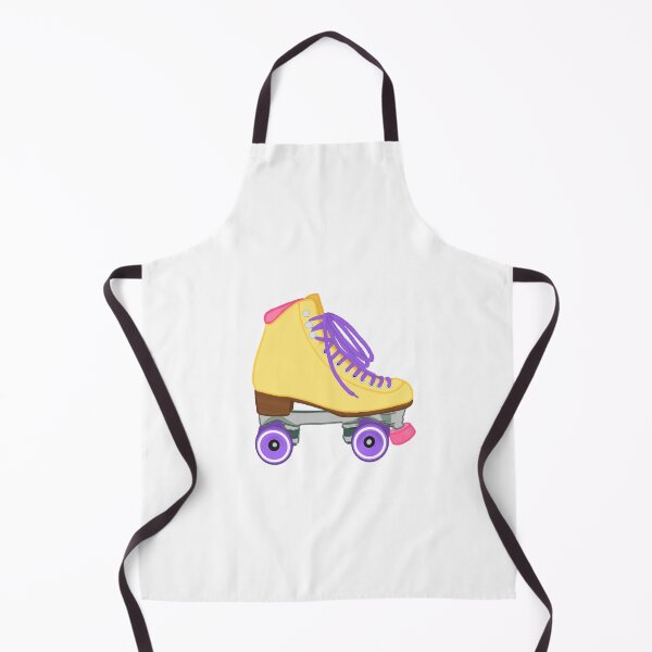 Item preview, Pastel Yellow Rollerskate yellow pink purple designed and sold by Serinah Williams.