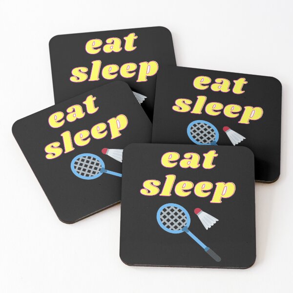 Item preview, Eat Sleep Badminton designed and sold by vibrantyy.