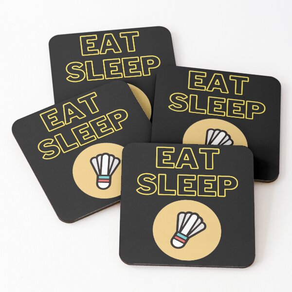 Item preview, Eat Sleep Badminton designed and sold by vibrantyy.