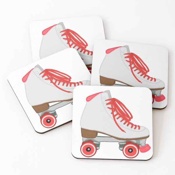 Item preview, White and Red Rollerskate Pastel Starfire style designed and sold by Serinah Williams.