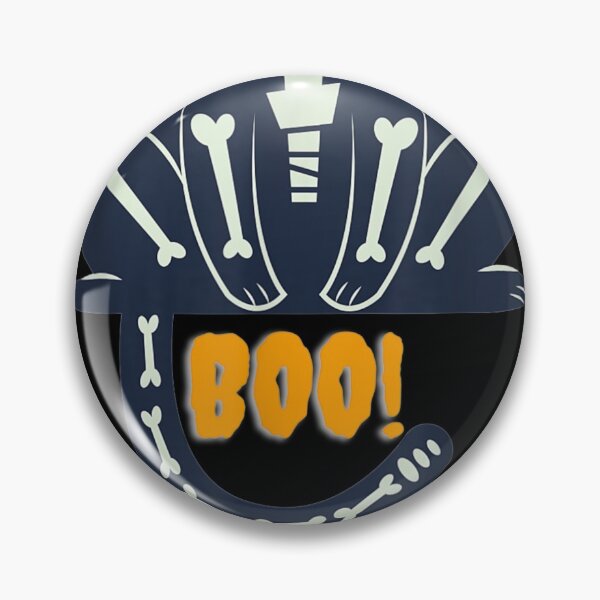 Item preview, Halloween cat skeleton with Boo tiltle designed and sold by Micah-Hahn-93.