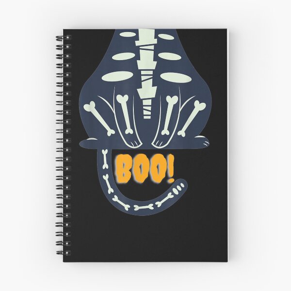 Item preview, Halloween cat skeleton with Boo tiltle designed and sold by Micah-Hahn-93.