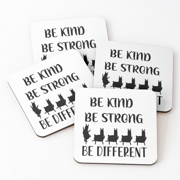 Item preview, Be kind be strong be different  designed and sold by Designhub14.