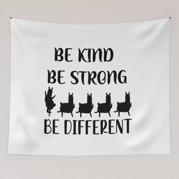 Item preview, Be kind be strong be different  designed and sold by Designhub14.