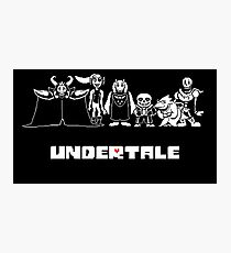 Undertale Family Photographic Print