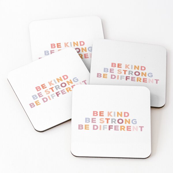 Item preview, Be Kind Be Strong Be Different  designed and sold by Puffoo.