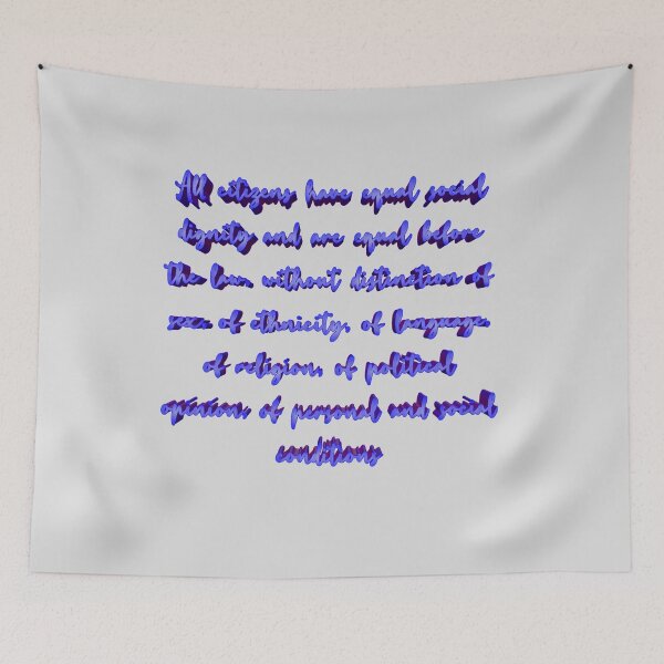 Item preview, Article 3 of Italian Constitution 016 designed and sold by ITALY-Roselli-.