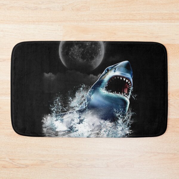 Item preview, Great White Shark in Moonlight designed and sold by KA DESIGNS.