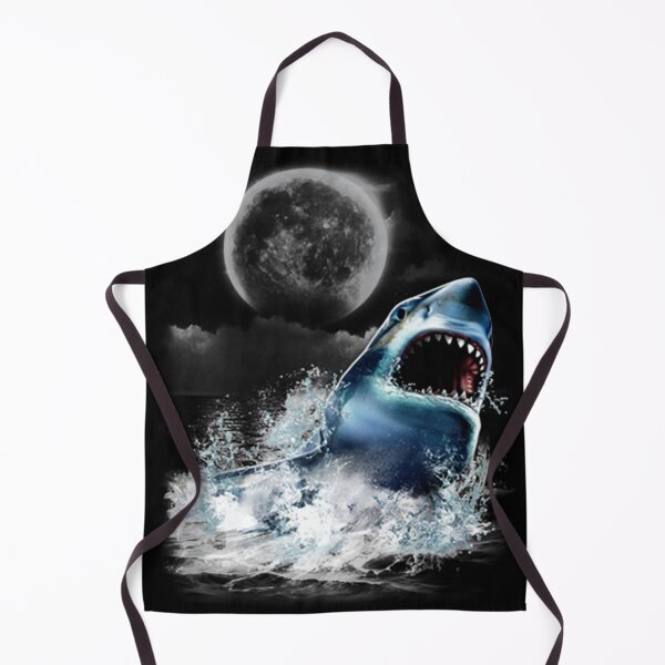 Item preview, Great White Shark in Moonlight designed and sold by KA DESIGNS.