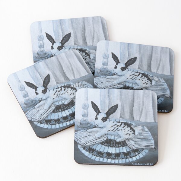 Item preview, Rabbit Portrait designed and sold by CindysArtStudio.
