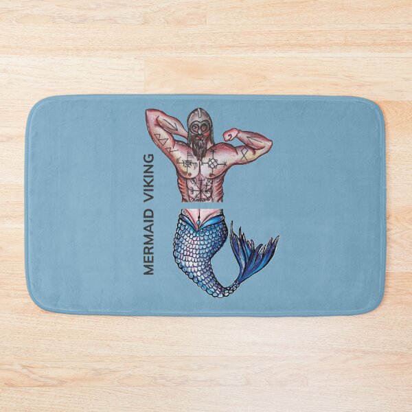 Item preview, MERMAID VIKING by FrankenDuo sky blue designed and sold by FrankenDuo.