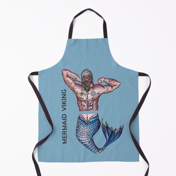 Item preview, MERMAID VIKING by FrankenDuo sky blue designed and sold by FrankenDuo.