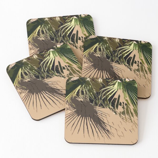 Item preview, Tropical Palm Leaves Pattern from Gulf Marina in Kuwait designed and sold by ShopieHome.
