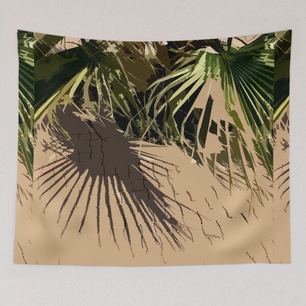 Item preview, Tropical Palm Leaves Pattern from Gulf Marina in Kuwait designed and sold by ShopieHome.