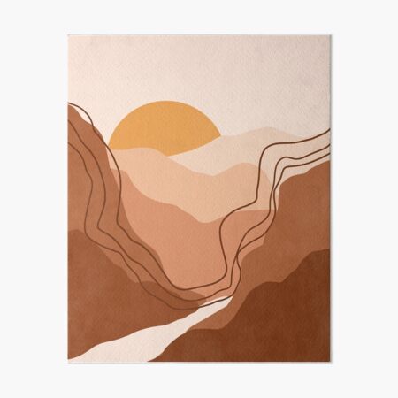 Item preview, Abstract Sunset Painting 3.11 designed and sold by Ana Moguš.