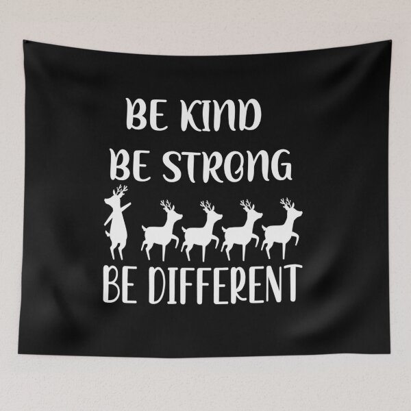 Item preview, Be kind be strong be different  designed and sold by Designhub14.
