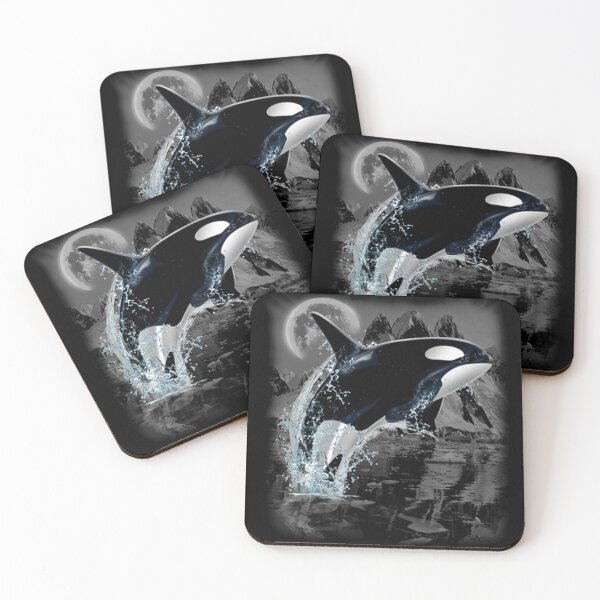 Item preview, Orca Whale Dancing in Moonlight designed and sold by KA DESIGNS.