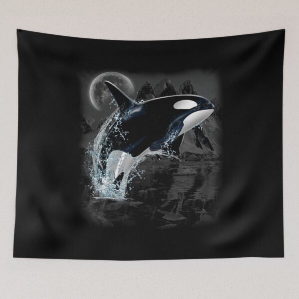 Item preview, Orca Whale Dancing in Moonlight designed and sold by KA DESIGNS.