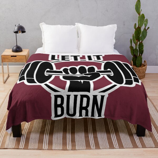 Item preview, LET IT BURN GYM QUOTE designed and sold by gaCh438.