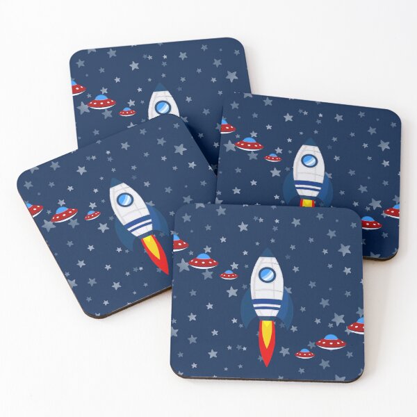 Item preview, Rockets and UFO  designed and sold by MarcSabuncu.