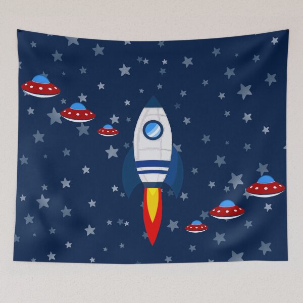 Item preview, Rockets and UFO  designed and sold by MarcSabuncu.