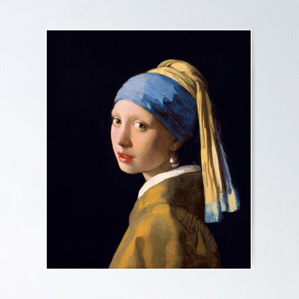 Item preview, Johannes Vermeer "Girl with a Pearl Earring" designed and sold by Alexandra Dahl.