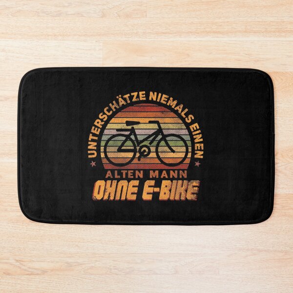 Item preview, Retro e-bike, bicycle, racing cyclist gift designed and sold by 2blackcherries.