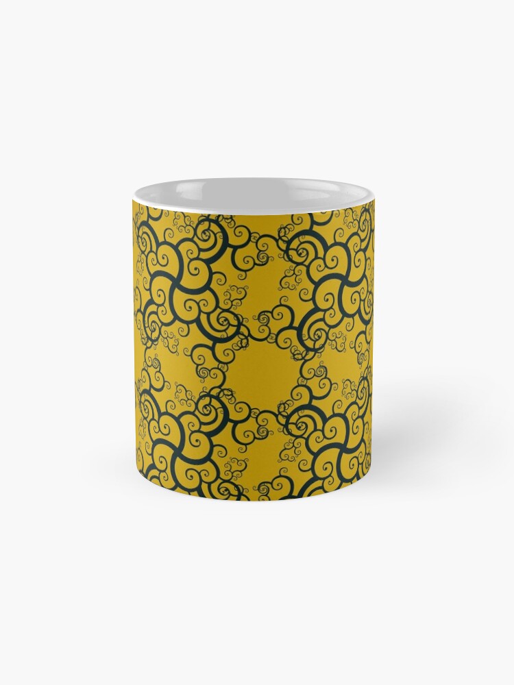 Alternate view of Swirl Damask Mug