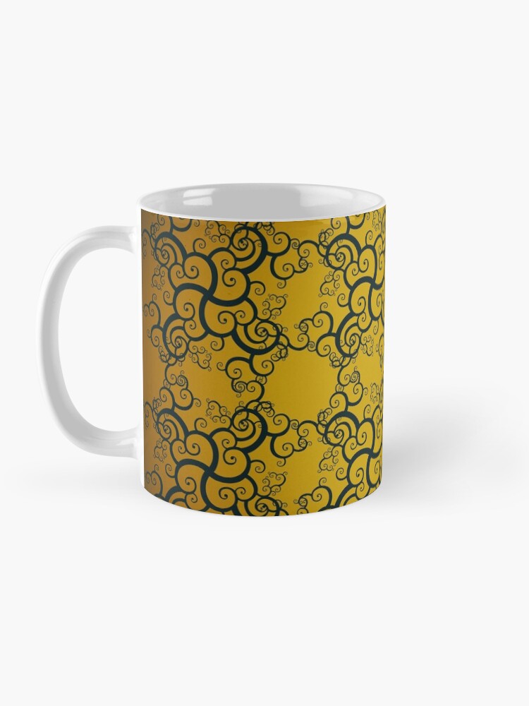 Alternate view of Swirl Damask Mug