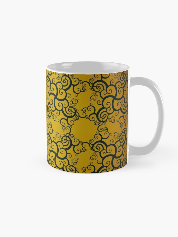 Alternate view of Swirl Damask Mug