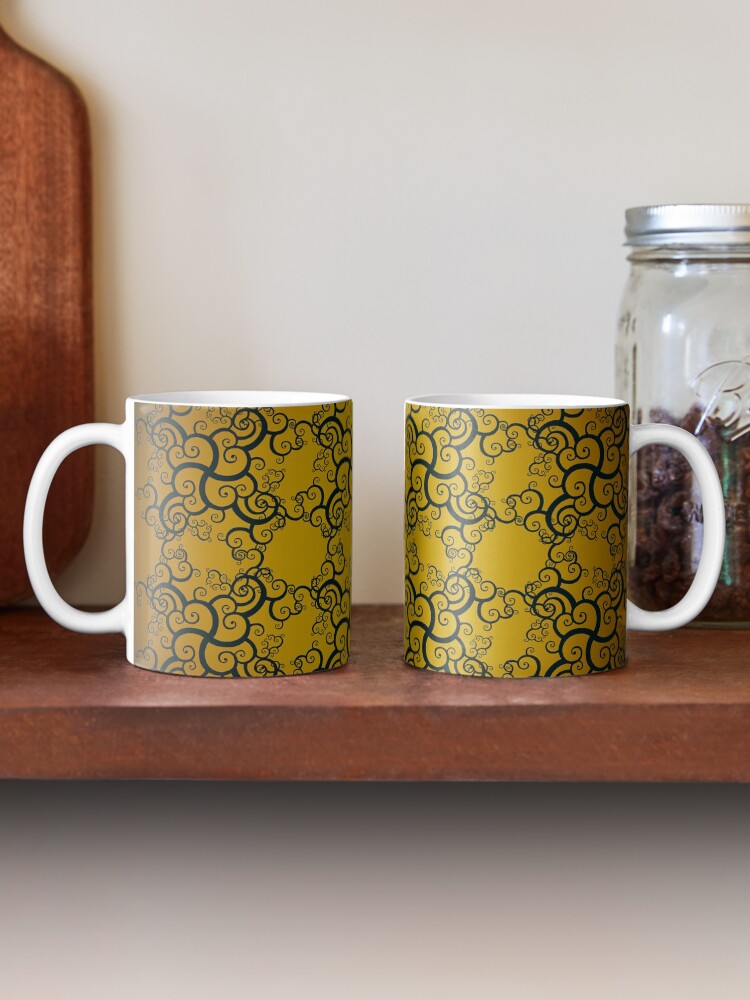 Alternate view of Swirl Damask Mug