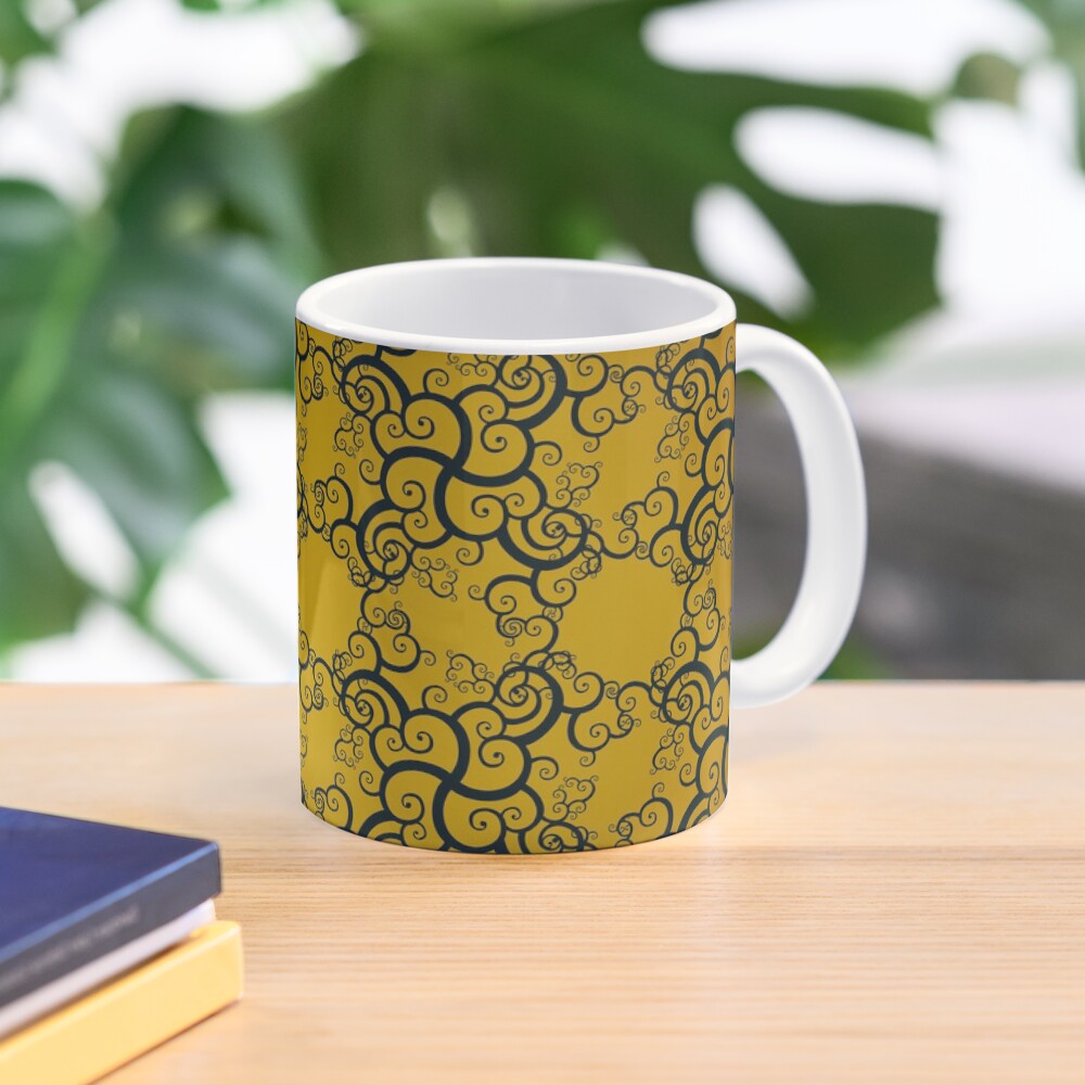 Swirl Damask Mug