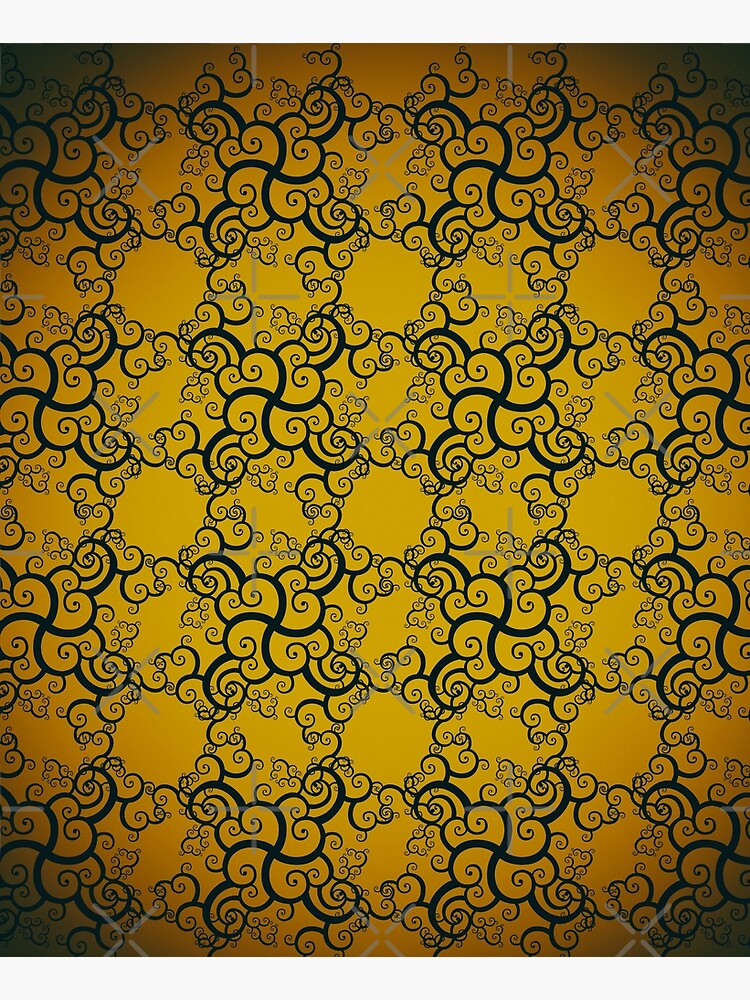 Swirl Damask by WendyLeyten