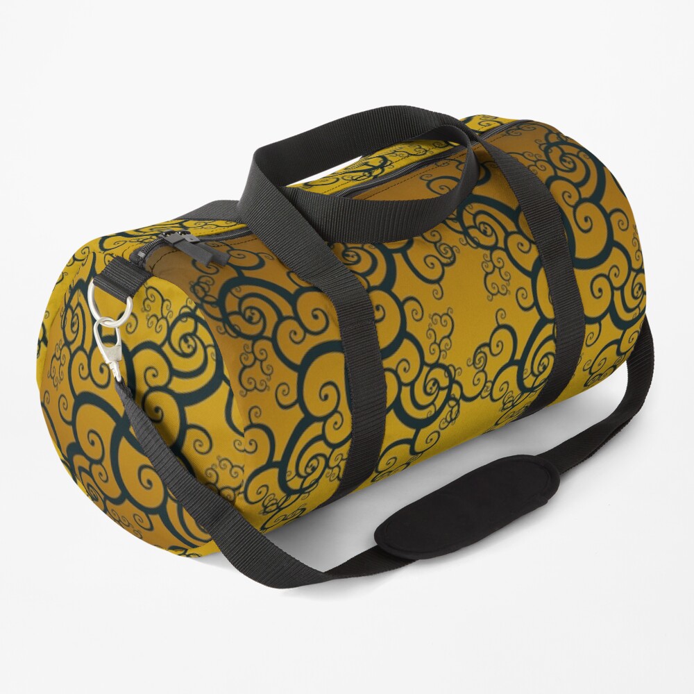 Swirl Damask Duffle Bag