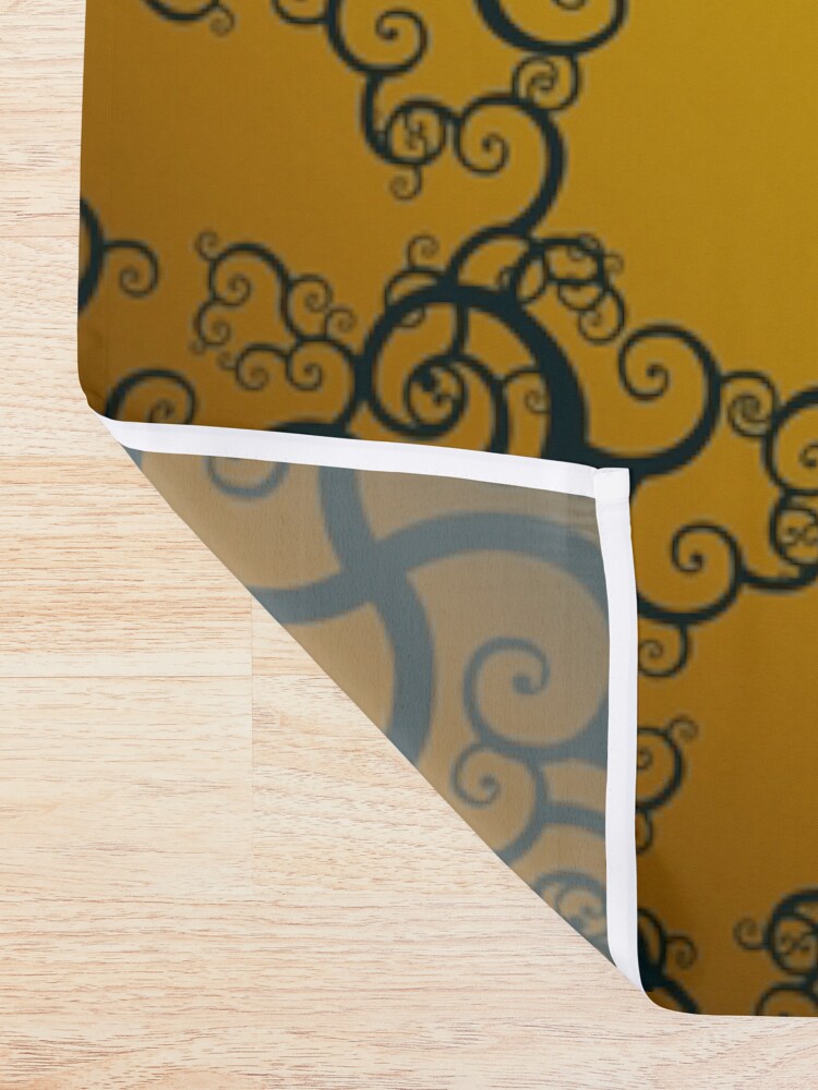 Alternate view of Swirl Damask Shower Curtain